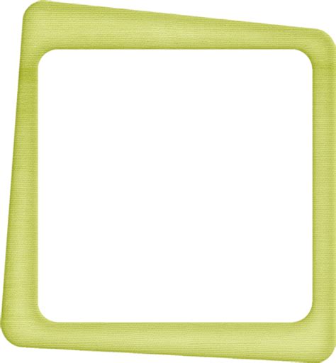 Scrap : cadre vert png - Marco png - Green frame png