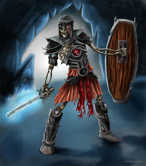 Skeleton Warrior By Rotsentu On Deviantart