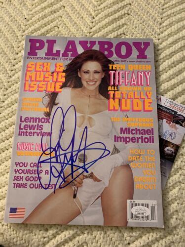 Tiffany Darwish Playboy Magazine Signed Jsa Authenticated Coa Cover April Ebay