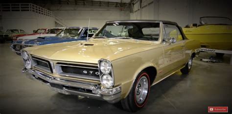 Muscle Car Of The Week Tiger Gold 1965 Gto Convertible