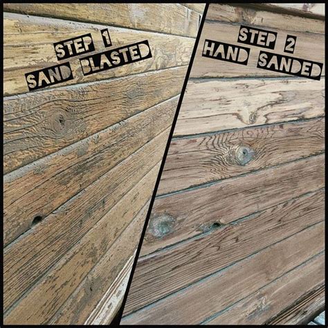 Water chemical corn cob and sanding. Stripping off old finishes on wood homes | Log home ...
