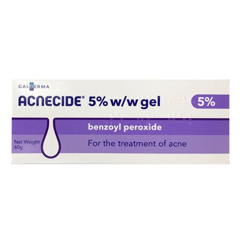 Acnecide 5 Benzoyl Peroxide Acne Gel 60g Foleys Chemist Dublin