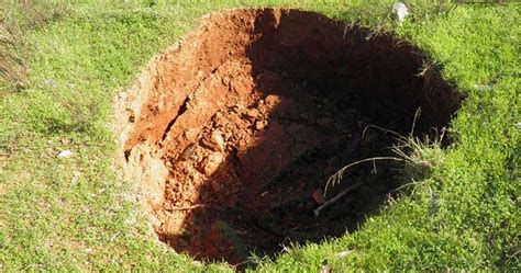 What To Do If You Discover A Sinkhole In Your Lawn The Woodsman