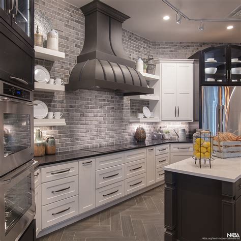 Countertops, faucets, sinks, toilets, cabinets, saunas, hot tubs Full Overlay Modern Traditional Kitchen - NKBA
