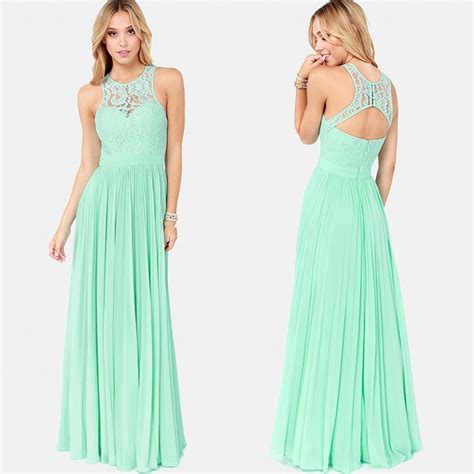 Brautkleider └ hochzeit & besondere anlässe └ spezielle anlässe └ kleidung & accessoires alle kategorien antiquitäten. Online Kaufen Großhandel minze langes kleid aus China ...