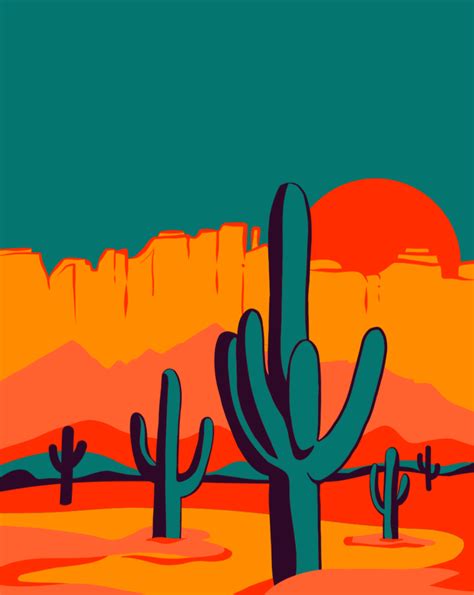 8x10 Arizona Desert Wall Art Tucson Arizona Arizona Ts Etsy In