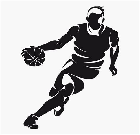 Dribbling Clip Art Players Basketball Player Vector Png Free
