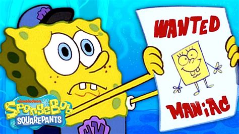 Wanted Maniac Spongebob Hademade Kusia