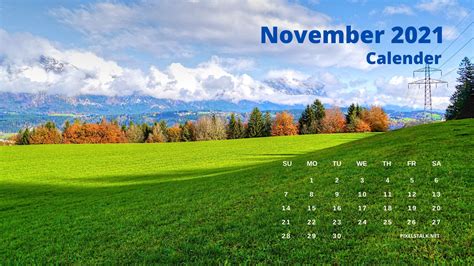 November 2021 Calendar Wallpapers Pixelstalknet