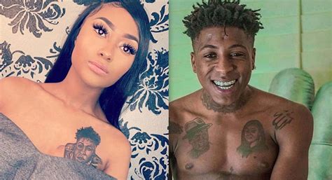 Nba Youngboy Distant Self From Girlfriend Who Tattoo His Face On Her