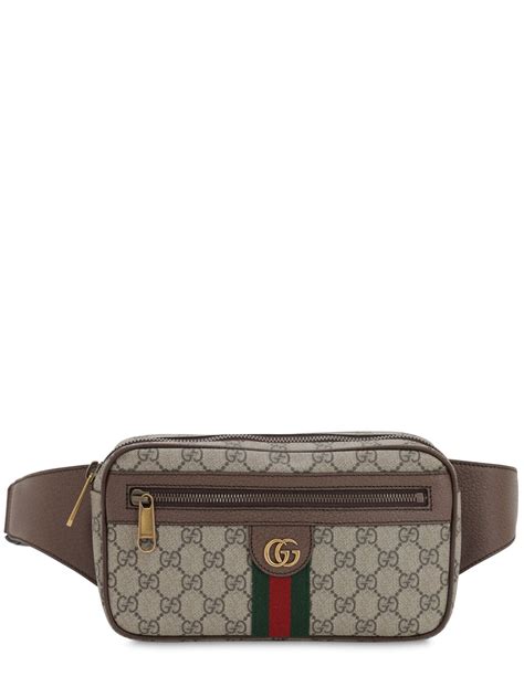 Gucci Ophidia Gg Supreme Belt Bag In Beige Modesens