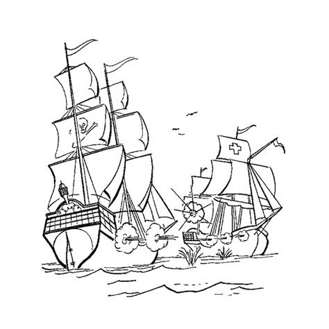 34 dessins de coloriage bateau de guerre à imprimer sur LaGuerche.com