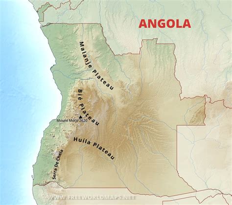 Angola Plateau Map