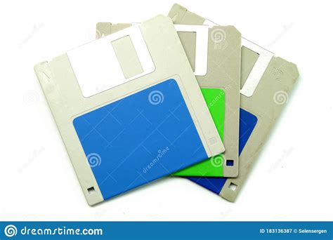 Vintage Floppy Drives Stock Image Image Of Clipping 183136387