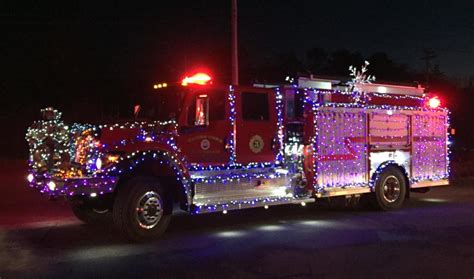 How To Decorate A Fire Truck For Christmas Parade Shelly Lighting