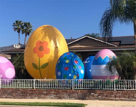 giant inflatable easter egg partyworks interactive