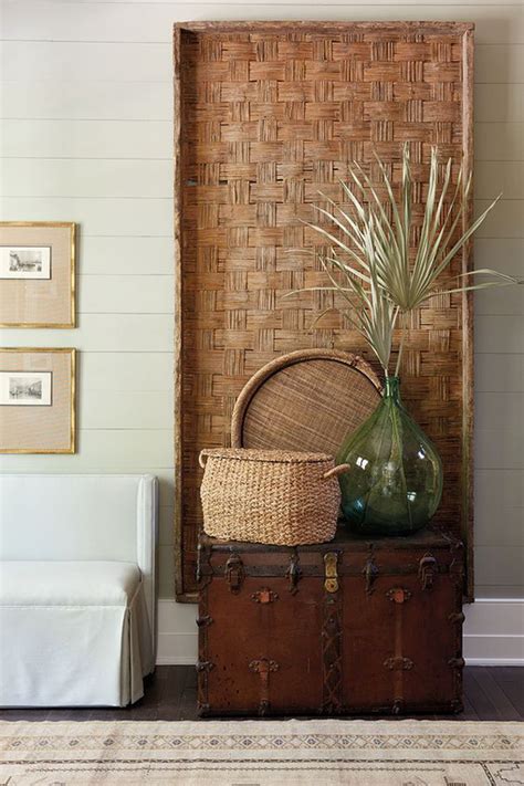 Rustic Bamboo Wall Accent Display