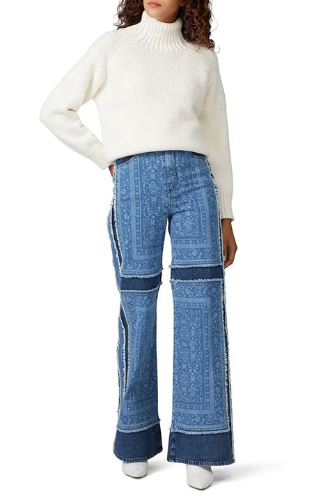 Denim Patch Carpenter Pants By Simkhai For 100 Rent The Runway