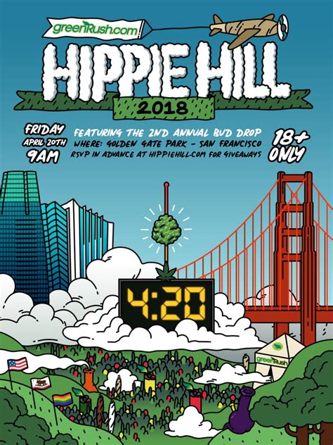 Be There For The Bud Drop San Francisco S 4 20 Hippie Hill Fete To