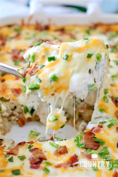 Stir in monterey jack cheese until melted. Jalapeno Popper Tater Tot Chicken Casserole - The Country Cook