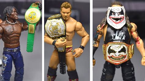 Custom Aew And Wwe Figure Belts 247 Title And More Youtube