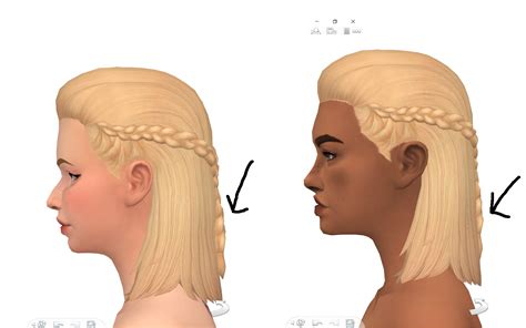 Sims 4 Hair Braids Rotmother