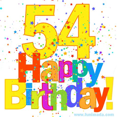 Happy 54th Birthday Animated S