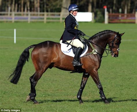 Zara Philips Rides In Public For First Time Since Birth Of