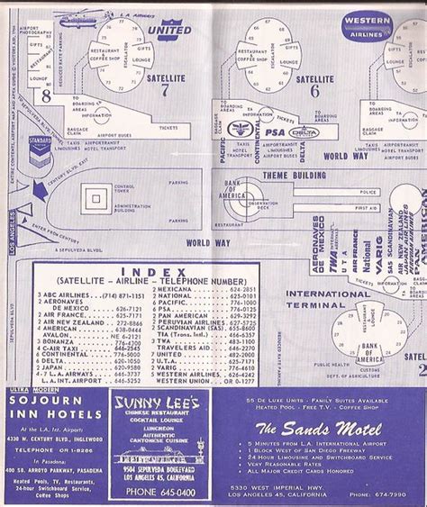 Los Angeles International Airport Lax Terminal Map 196 Flickr