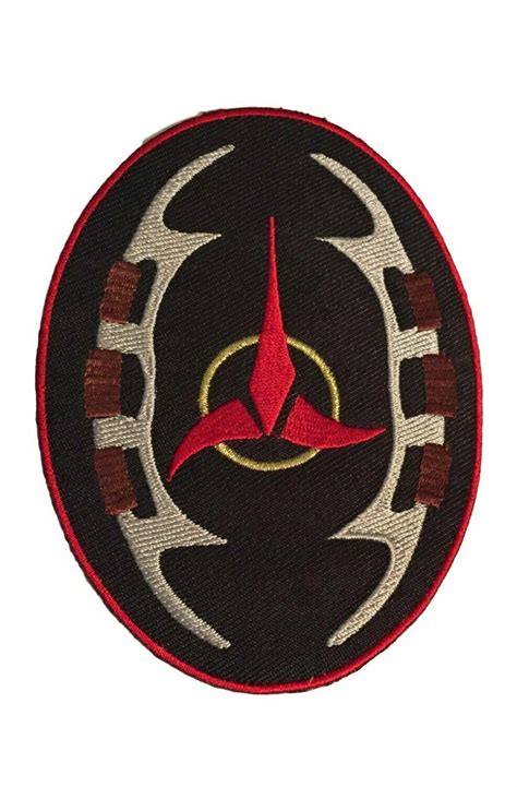 Star Trek The Next Generation Klingon Batleth Logo Embroidered Iron On