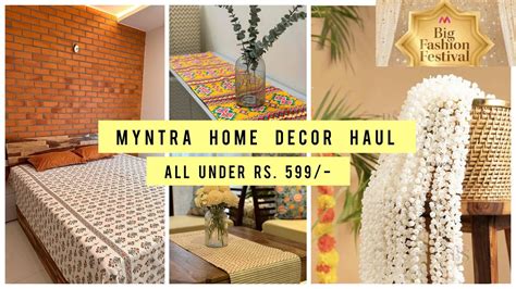 Most Affordable Myntra Home Decor Haul Under Rs599 Big Fashion