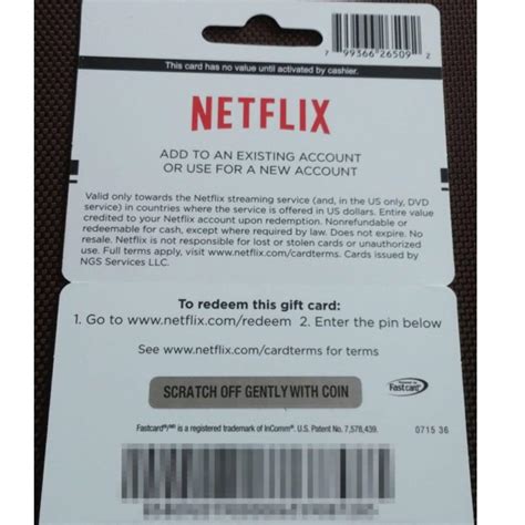 Netflix T Card Everything Else On Carousell