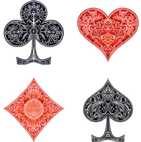 Card Suits Png Card Suits By Mila Losenko Playing Cards Symbols Png