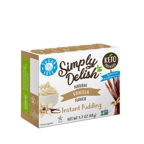 Simply Delish Pudding And Pie Filling Vanilla 48g Gluten Free Foods