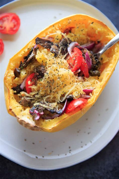 Spaghetti Squash With Mushrooms Trial And Eater