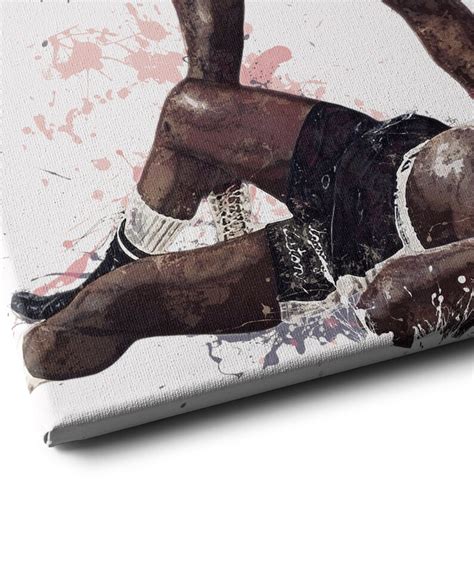 Muhammad Ali Canvas Poster Boxing Poster Sport Figure Etsy