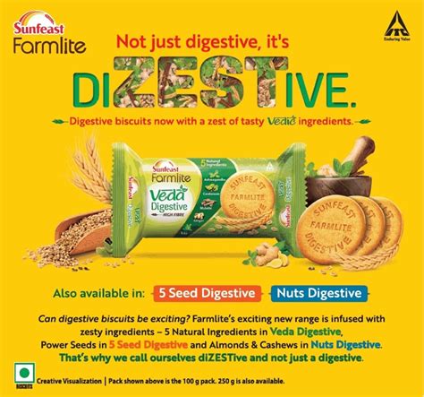 Sunfeast Farmlite Not Just Digestive Its Dizestive Biscuits Ad Advert Gallery
