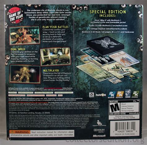 Bioshock 2 Special Edition Xbox 360 Ntsc