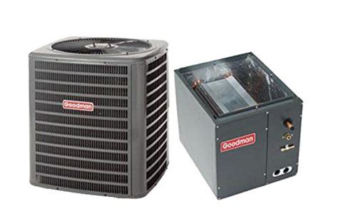 Amana produces residential and light commercial hvac equipment ranging from 1.5 to 5. Goodman 3 Ton 16 SEER AC R-410a with Upflow/Downflow Coil ...