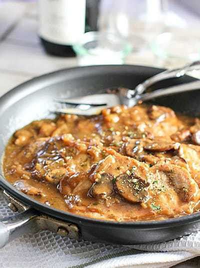 Most times you dip in the egg and then dredge. Easy One Skillet Pork Chops in Mushroom Gravy