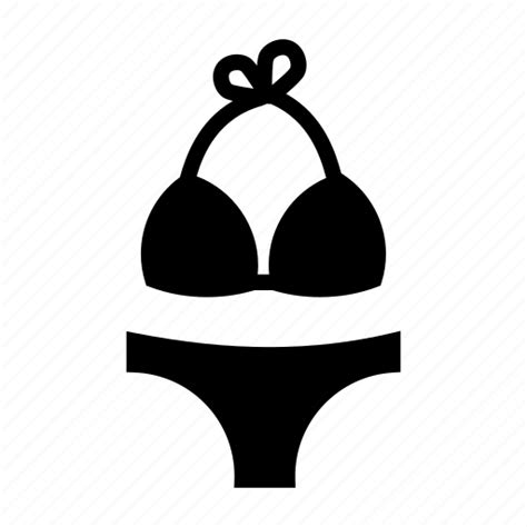 Bikini Bikini Top Swimsuit Swimwear Icon