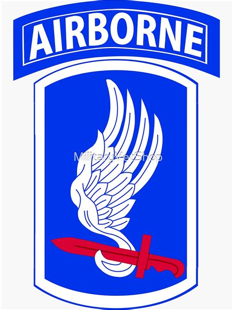 173rd Airborne Brigade Sticker For Sale By Militaryvetshop Redbubble