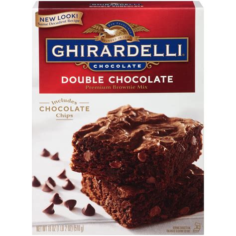 Ghirardelli Triple Chocolate Brownie Mix Cupcakes