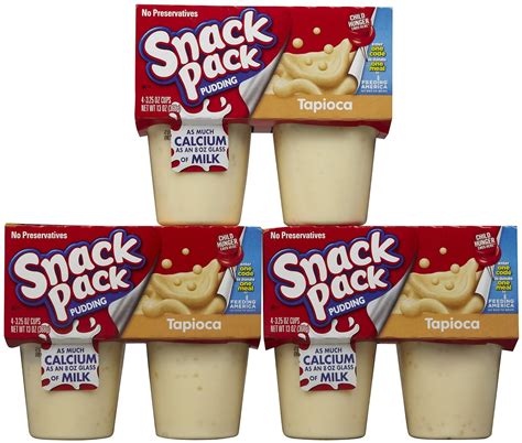 Snack Pack Pudding Butterscotch 4 Count Pack Of 12