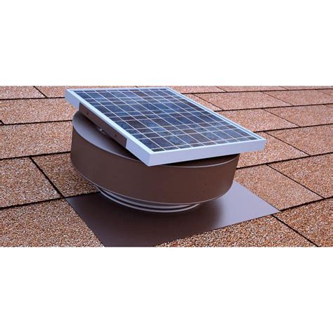Roof Solar Powered Attic Fan Air Ventilation Mounted Exhaust Vent