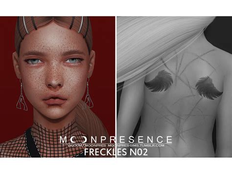 The Sims Resource Freckles N02 Blush Category