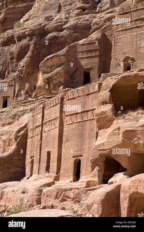 Nabatean Buildings Nabatean Tombs Hi Res Stock Photography And Images