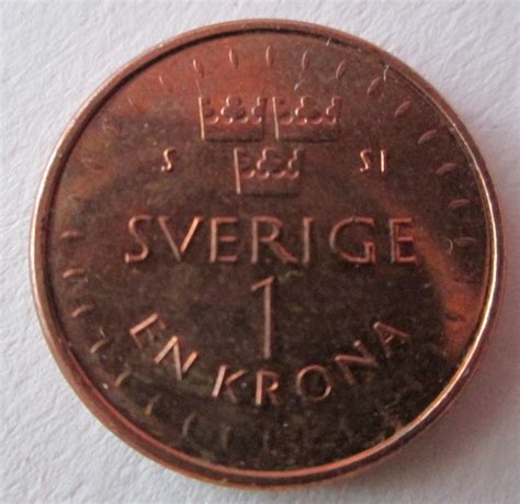 1 krona 2016 carl xvi gustaf 1973 present sweden coin 40310