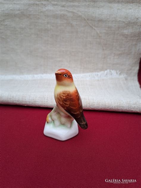 Bodrogkeresztúri kerámia madár nipp figura vitrindísz vitrin hagyaték