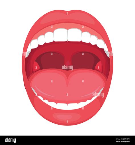 Mouth Open With Tongue Cut Out Stock Images And Pictures Alamy